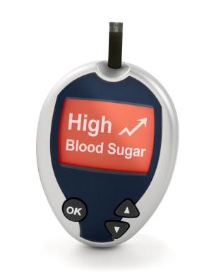 Diabetes test high blood sugar monitor machine